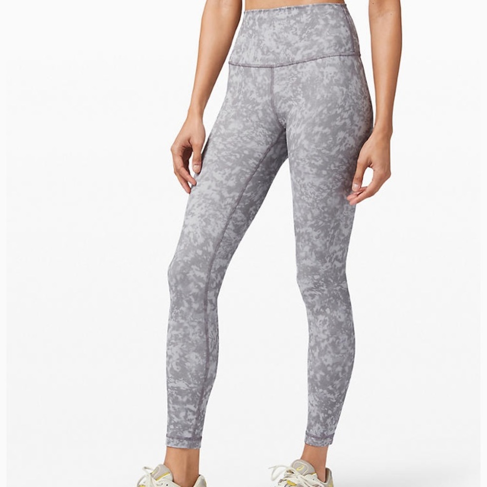 Lululemon Wunder Train High Rise Tight 25” Gray